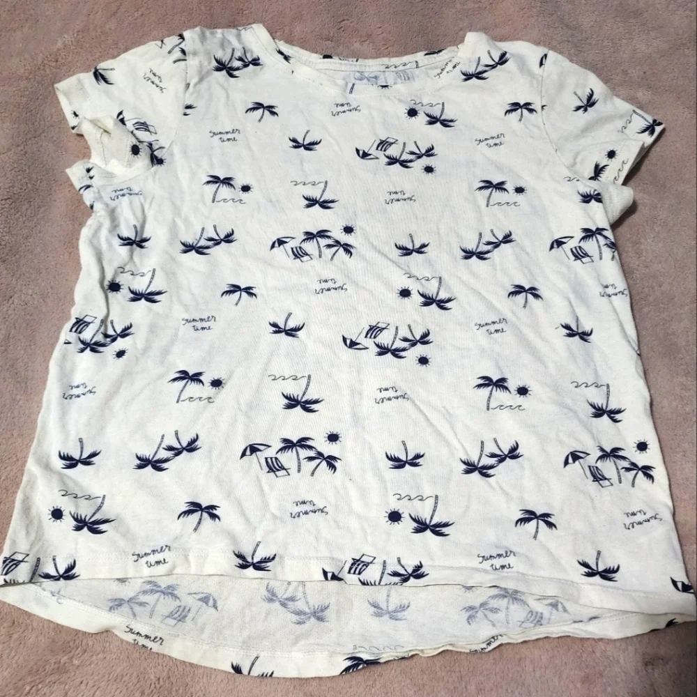 OLD Navy Softest Printed Scoop-Neck T-Shirt for Girls Size XL